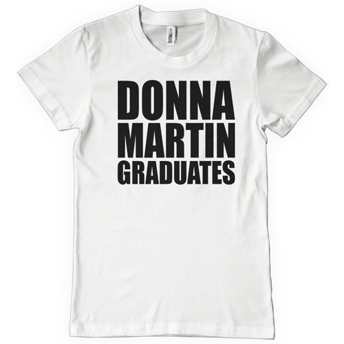 Donna Martin Graduates Beverly Hills 90210 tee