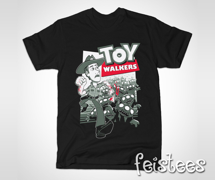 The Walking Dead t-shirt - Rick Grimes Toy Story tee, AMC TV Series