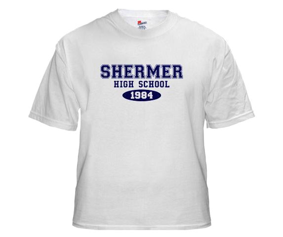 The Breakfast Club Shermer High School t-shirt