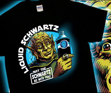 Spaceballs Liquid Schwartz T-Shirt