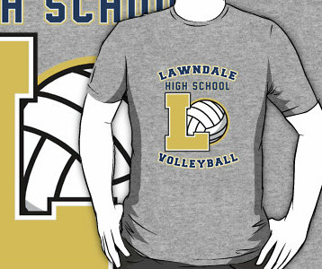 Daria Lawndale Volleyball T-Shirt
