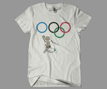 Lord of the Rings Gollum Olympic Ring T-Shirt