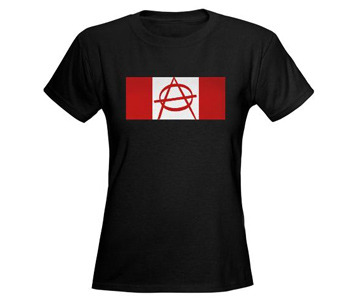 HIMYM Robin Daggers Anarchy Canada Flag T-Shirt
