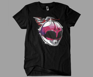 Pink Power Ranger Pterodactyl T-Shirt
