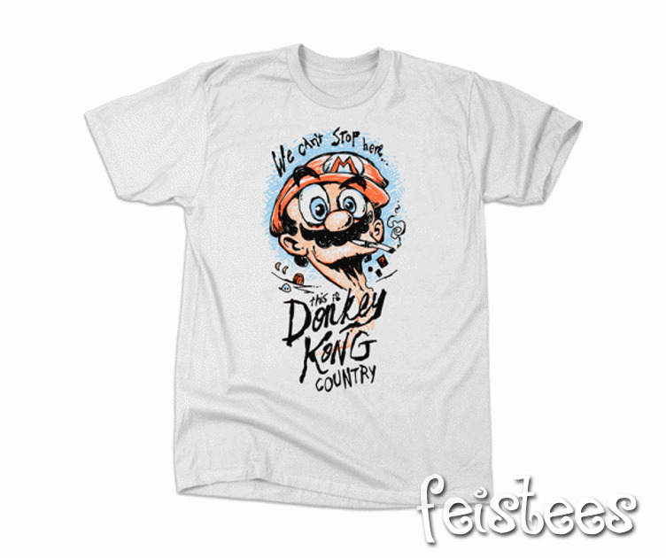 Fear and Loathing Mario Donkey Kong Country T-Shirt