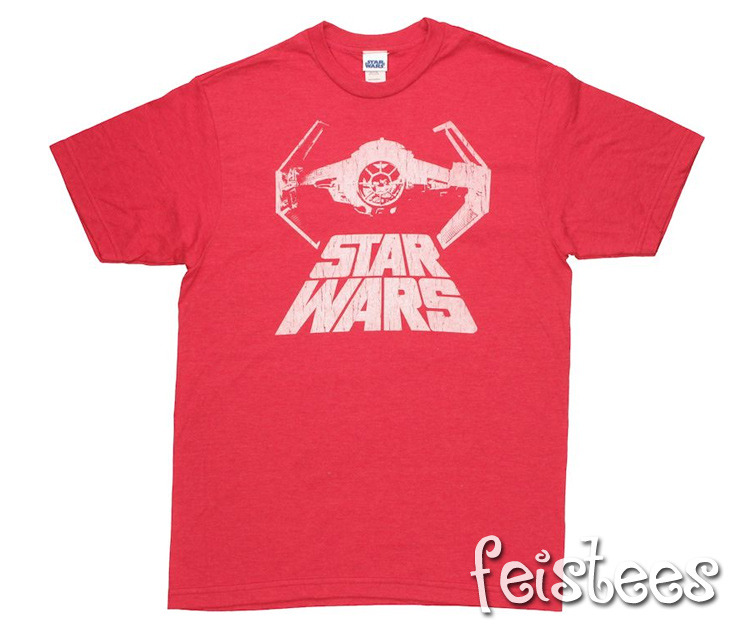 Sheldon Cooper's Red Star Wars TIE Fighter x1 T-Shirt