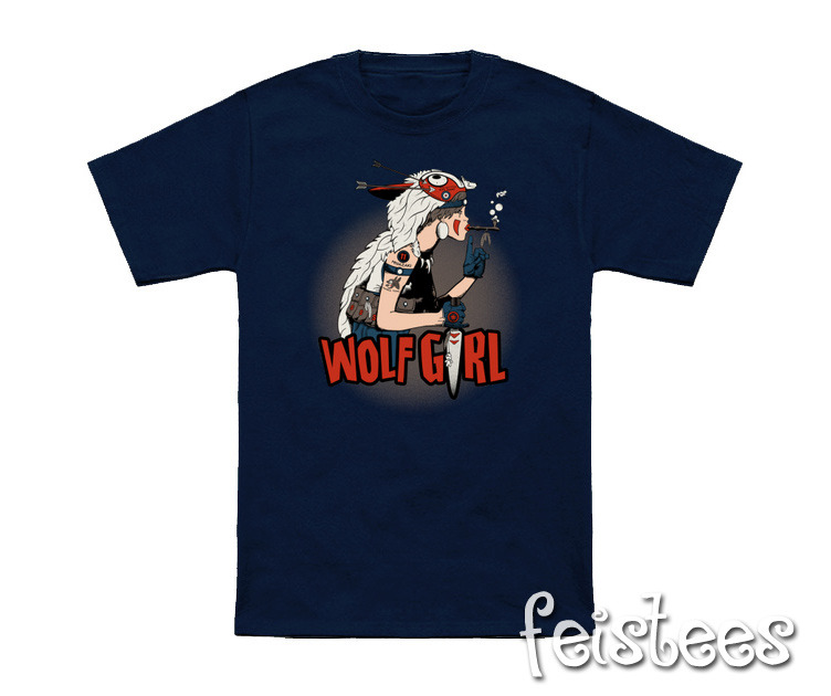 Princess Mononoke Wolf Girl T-Shirt