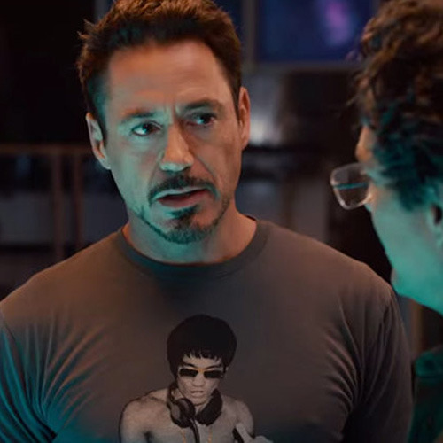 Tony Stark's Bruce Lee DJ Shirt from Avengers Age of Ultron