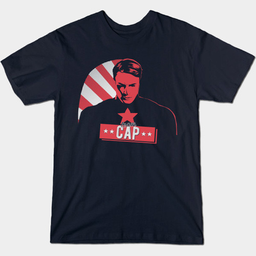 Captain America Civil War Team Cap T-Shirt
