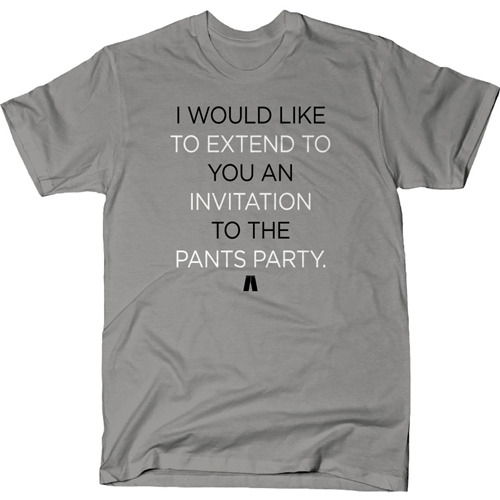 Anchorman Invitation to the Pants Party T-Shirt