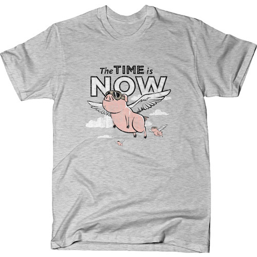 The Time is Now When Pigs Fly T-Shirt