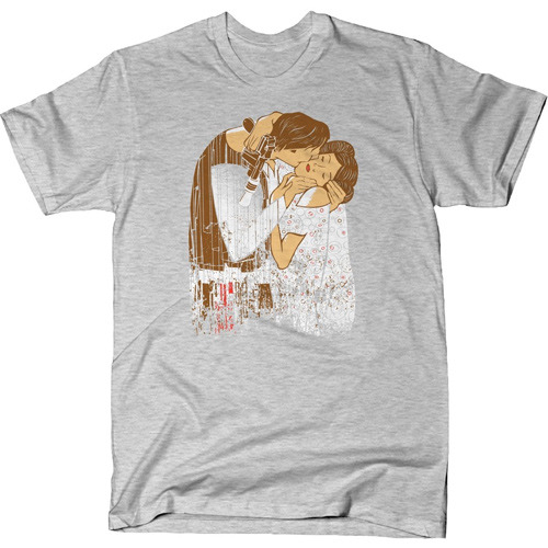 Han Solo and Princess Leia The Kiss T-Shirt