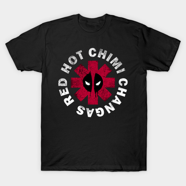 Red Hot Chili Peppers Deadpool T-Shirt - Red Hot Chimi Changas Shirt