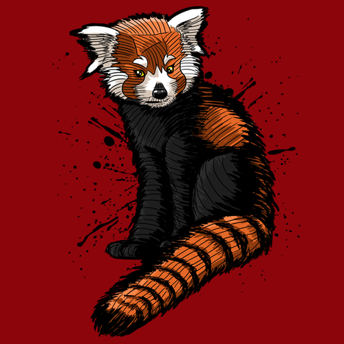 Sketch Red Panda