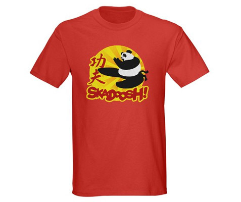 Kung Fu Panda t-shirts â€“ Po Skadoosh tee