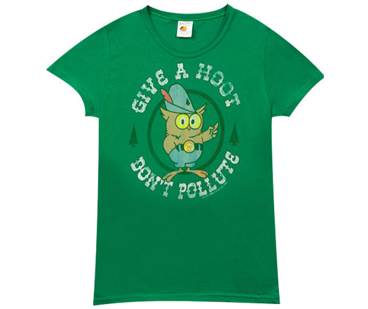 Woodsy Owl Give a Hoot Donâ€™t Pollute t-shirt