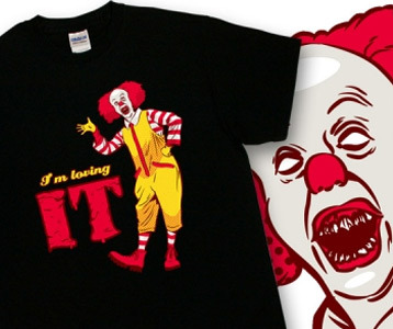 Stephen King IT T-Shirt – Pennywise Clown tee