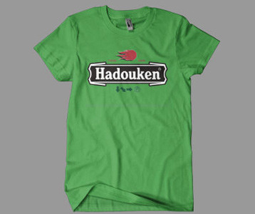 Street Fighter Hadouken Heineken Shirt