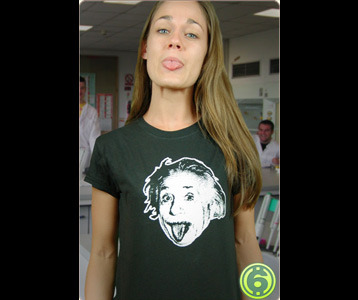 Albert Einstein Sticking Tongue Out Shirt