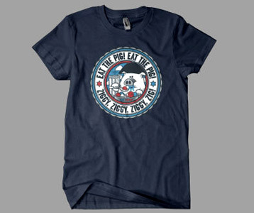 Bill and Ted Ziggy Pig T-Shirt