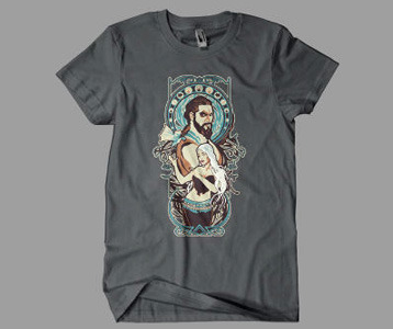 Khal and Khaleesi Dothraki Nouveau T-Shirt