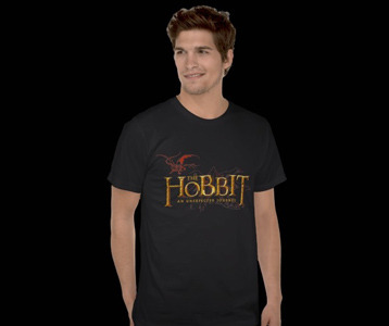 The Hobbit Logo T-Shirt - Journey Shirt Unexpected Logo Movie An