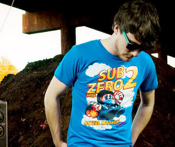 Mortal Kombat Super Mario Sub-Zero Bros. T-Shirt