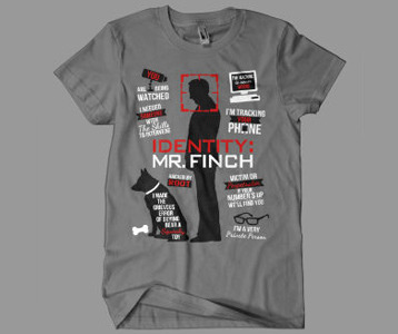 Person of Interest Mr. Finch Quotes T-Shirt