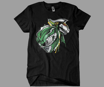 Green Power Ranger Dragonzord T-Shirt