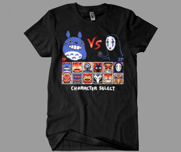 Studio Ghibli Spirited Away Street Fighter T-Shirt