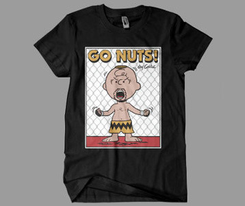 Peanuts Charlie Brown Chuck Liddell T-Shirt