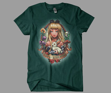 Wonderland Alice Tattoo T-Shirt