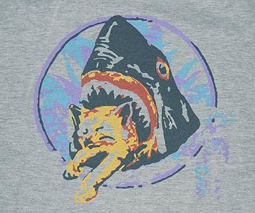 Pineapple Express Shark Cat Shirt - Franco's This Is the End T-Shirt