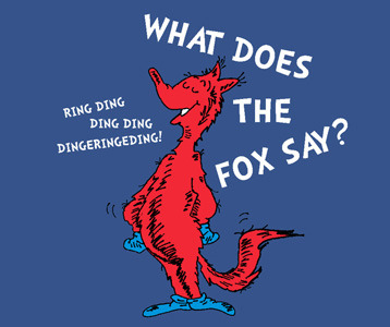 Verbonden Manieren Verheugen Dr. Seuss What Does the Fox in Socks Say T-Shirt