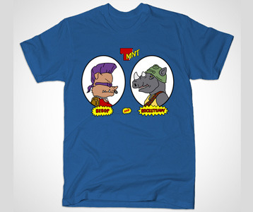 Bebop and Rocksteady Beavis and Butthead T-Shirt