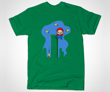 Flappy Bird Mario T-Shirt