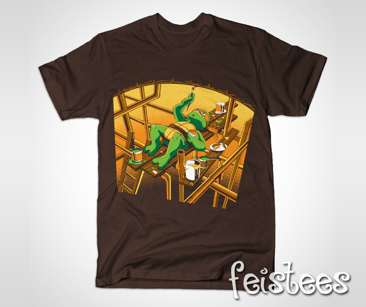 TMNT Michelangelo Sistine Chapel T-Shirt