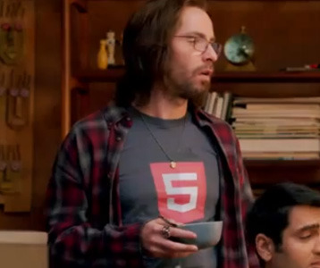 HTML5 Silicon Valley T-Shirt - Gilfoyle's HTML5 Logo Shirt