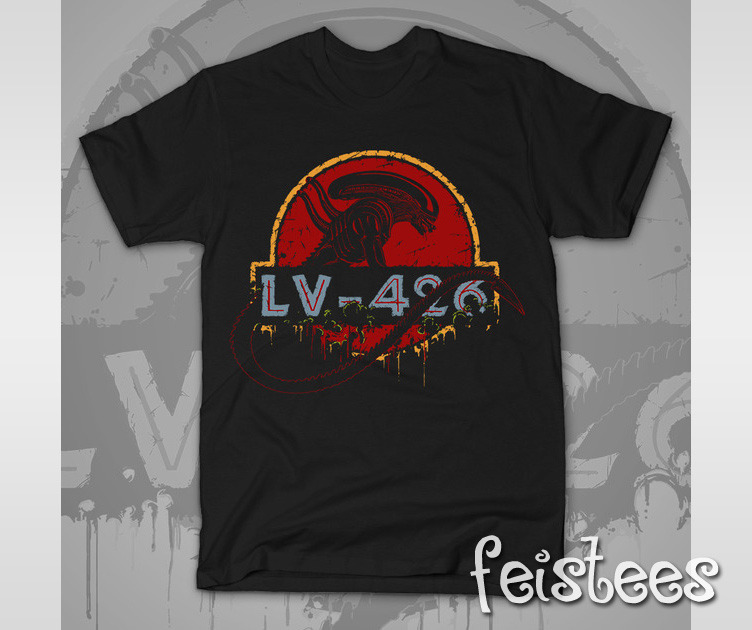 Aliens Jurassic Park T-Shirt