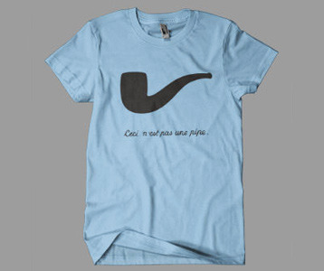 Fault in Our Stars Ceci N'est Pas Une Pipe T-Shirt