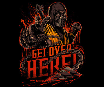 get over here t shirt