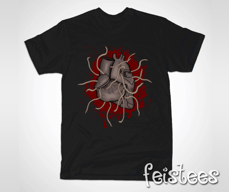The Strain Heart Worms T-Shirt