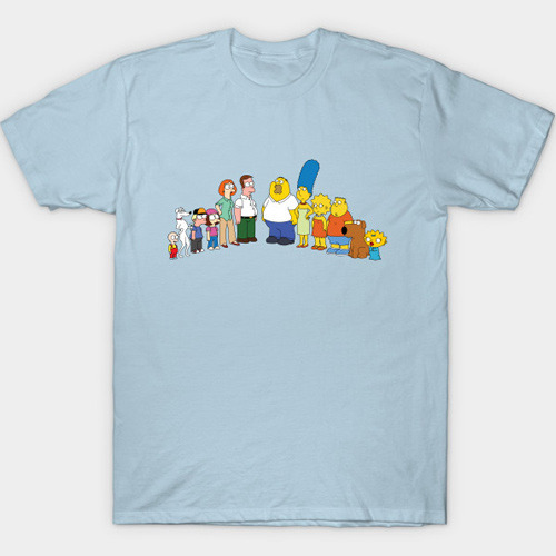 The Simpsons Family Guy Crossover T-Shirt