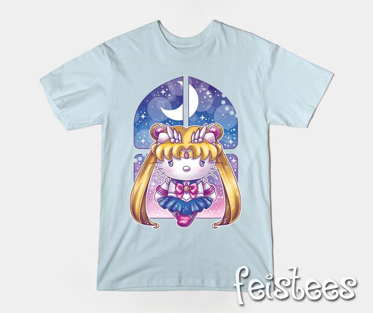 Sailor Moon Hello Kitty T-Shirt