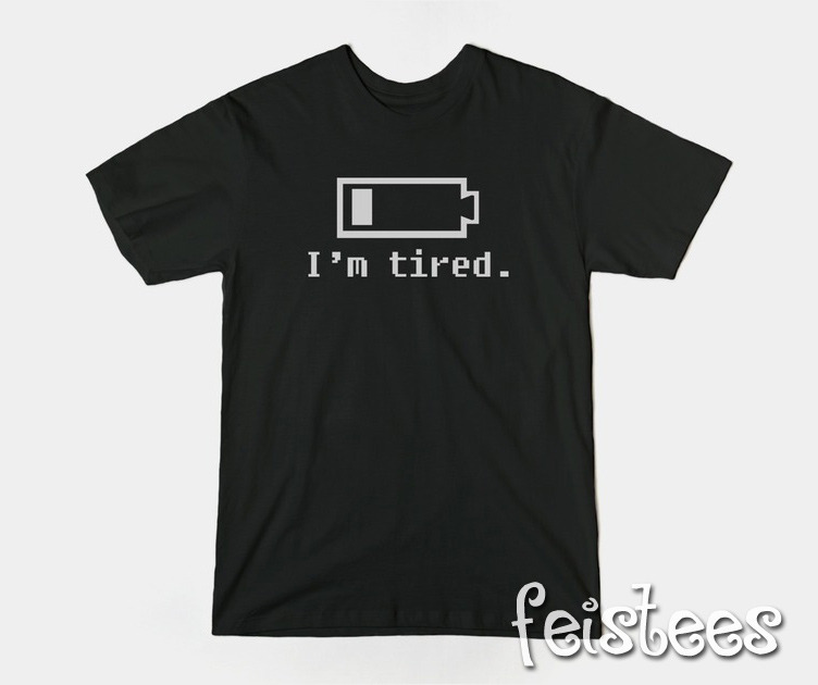 I'm Tired Battery Bar T-Shirt