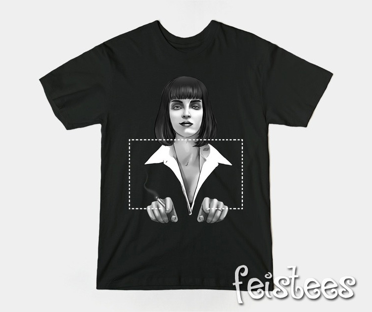 Mia Wallace Pulp Fiction T-Shirt - Don't Be a Square