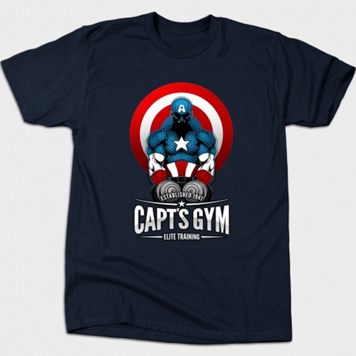 Captain America Gym Shirt