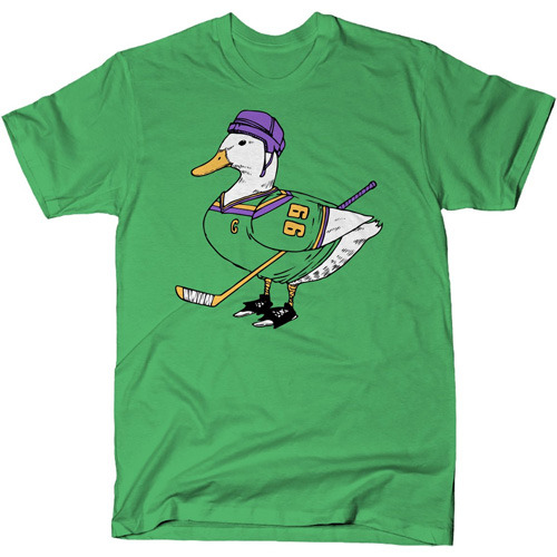 The Mighty Ducks 80's Hockey Movie Spongebob Parody Women's T-Shirt