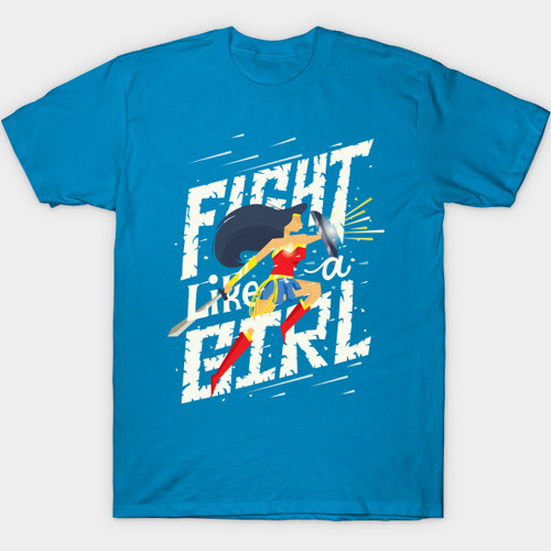 Fight Like a Girl Wonder Woman T-Shirt