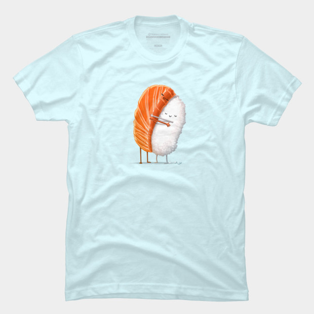 Sushi Salmon Hugging Rice T-Shirt